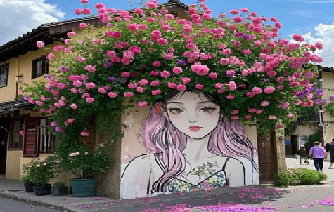 习水怎么设计网红打卡墙绘