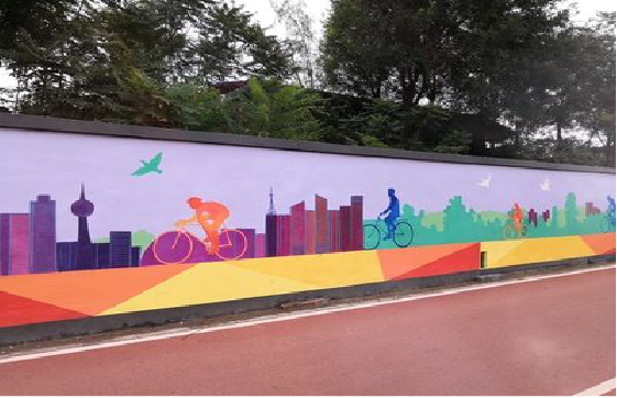 习水墙体彩绘-围墙