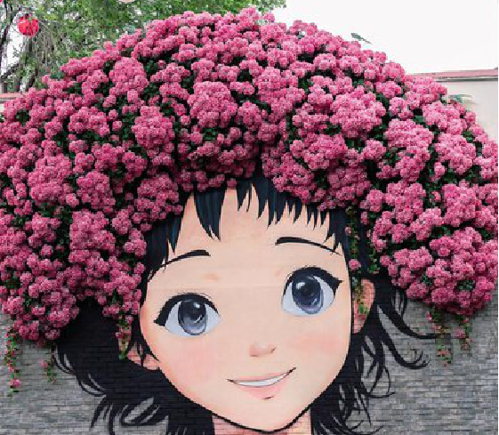 习水墙体彩绘-网红墙打卡