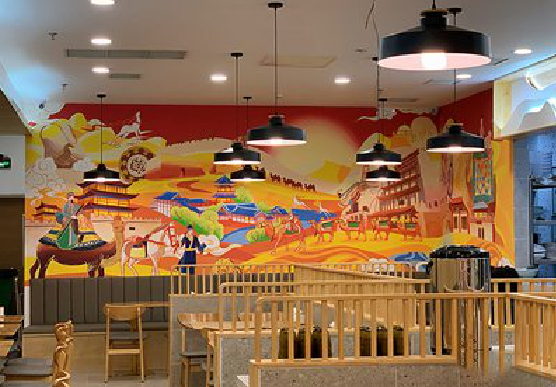 习水商业空间彩绘介绍。