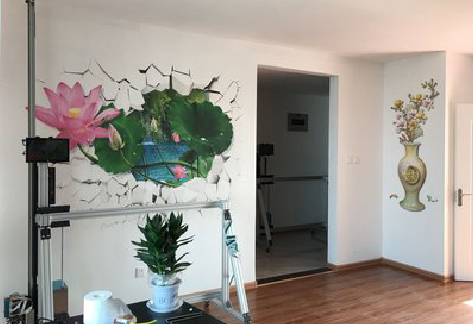 习水墙体彩绘相比墙纸的优势。