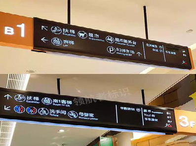 习水如何通过商场标识牌引导客流分布?