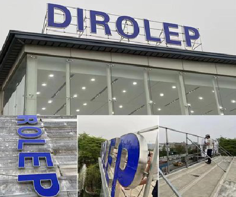 习水楼顶发光字安装的注意事项。